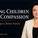 Dr. Aimmee Kodachian beside the Tears of Hope Movement logo with the words Guiding Children With Compassion
